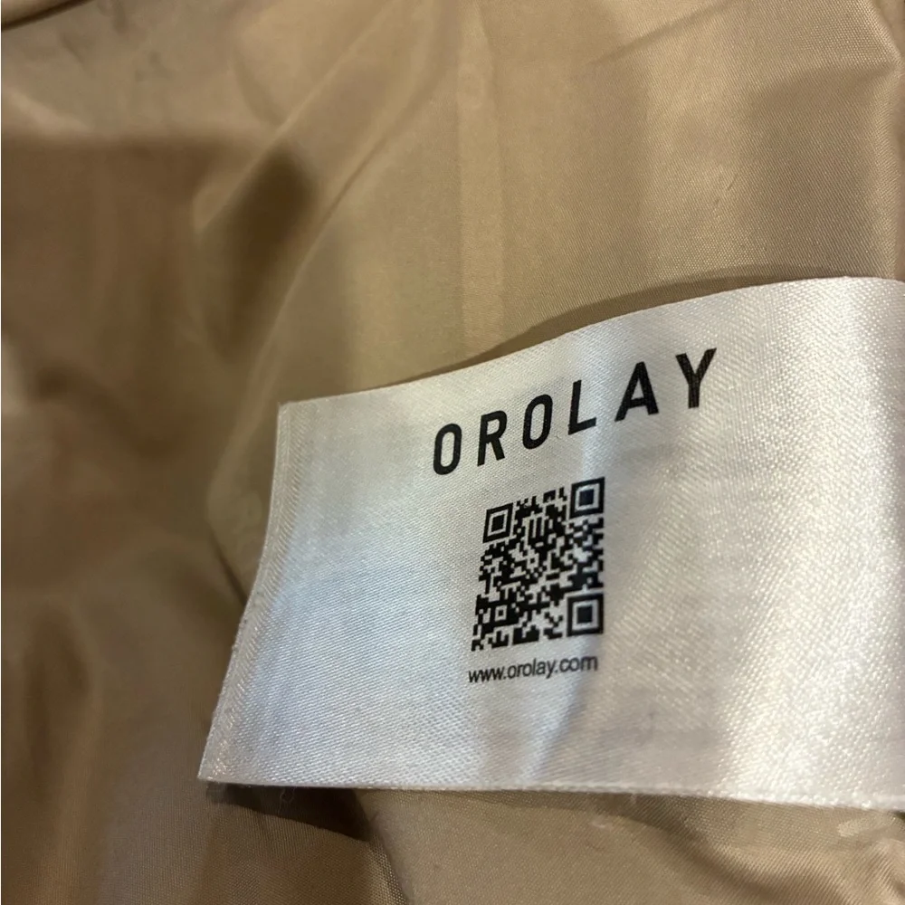 Orolay Light Tan Puffer Jacket Quilted Insulated Size Small - Picture 7 of 11